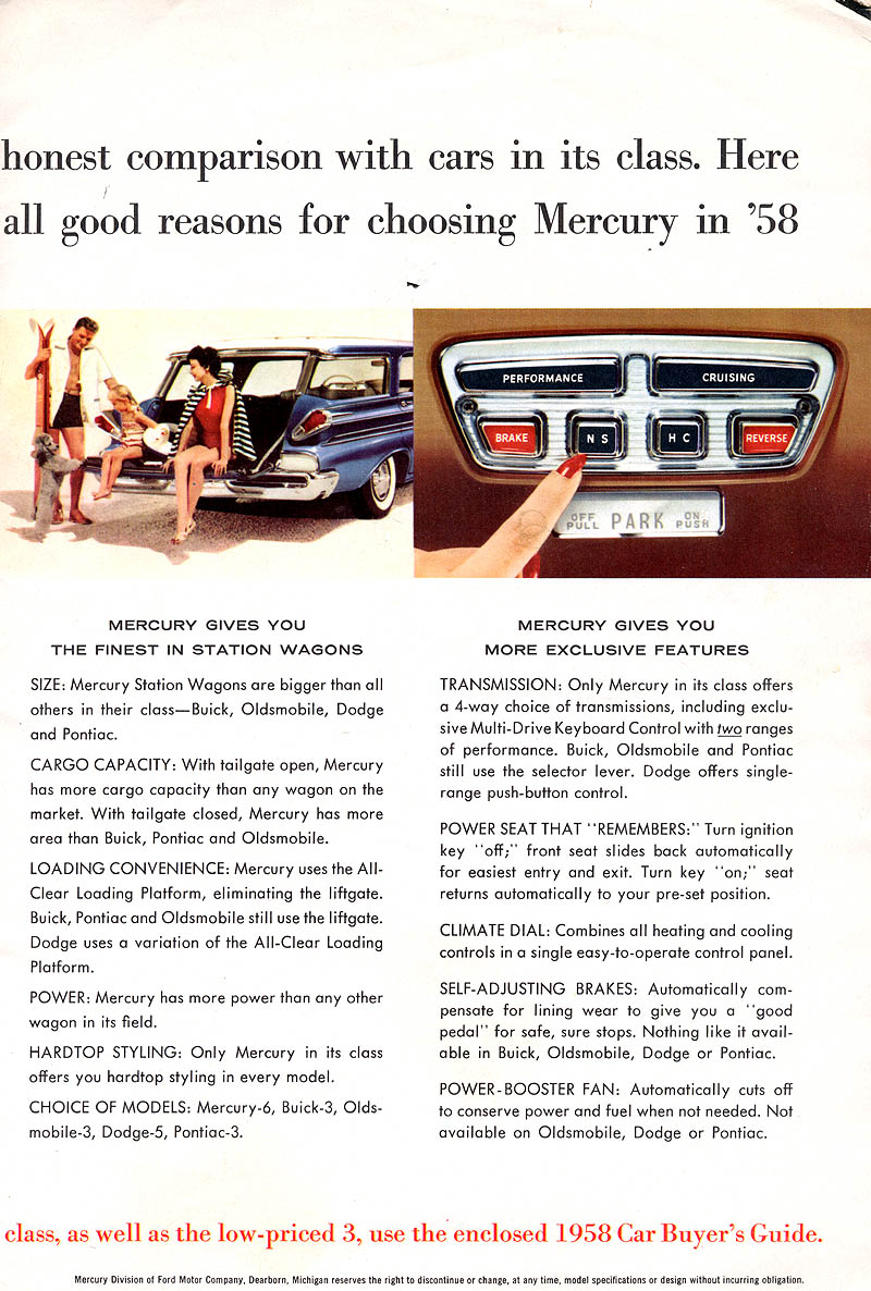 1958 Mercury Flyer Page 11